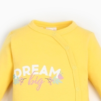 Комбинезон Крошка Я Flower, рост 68-74 см, жёлтый