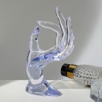 Подставка для украшений «Рука» 10,5×8×16 см, цвет прозрачный Подставка для украшений «Рука» 10,5×8×16 см, цвет прозрачный