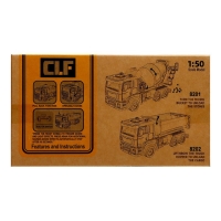 Грузовик металлический «Бетон», инерция, свет и звук, подвижные детали Грузовик металлический «Бетон», инерция, свет и звук, подвижные детали