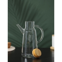 Бутылка стеклянная для соуса и масла с мерной шкалой BellaTenero «Эко», 750 мл, 16×8,5×22 см Бутылка стеклянная для соуса и масла с мерной шкалой BellaTenero «Эко», 750 мл, 16×8,5×22 см