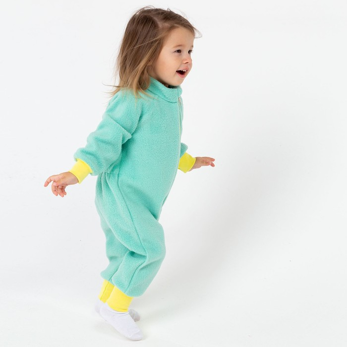 Комбинезон детский, цвет мята, рост 80 см