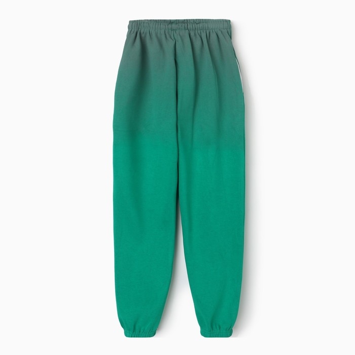 Брюки спортивные для мальчиков, НАЧЁС, цвет зеленый, рост 134-140 см