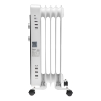 Обогреватель Centek CT-6221-5, масляный, напольный, 1000 Вт, 12.5 м², 5 секций, бело-чёрный Обогреватель Centek CT-6221-5, масляный, напольный, 1000 Вт, 12.5 м², 5 секций, бело-чёрный