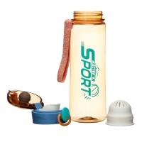 Бутылка для воды, 500 мл, SPORT, с поильником Бутылка для воды, 500 мл, SPORT, с поильником