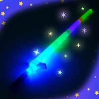 Меч световой &laquo;Яркий воин&raquo;, световые эффекты, работает от батареек, цвета МИКС