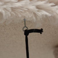 Когтеточка "Пижон" c лежанкой, овальная, 58 х 36 х 39см, пушистый мех, джут, бежевая Когтеточка "Пижон" c лежанкой, овальная, 58 х 36 х 39см, пушистый мех, джут, бежевая