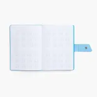 Ежедневник Boom, недатированный, черный с голубым