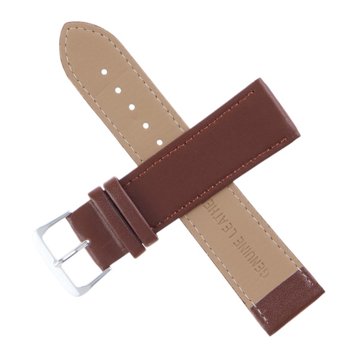 Ремешок для часов Ремешок для часов "Соломон", 22 мм, натуральная кожа, l-20 см, коричневый