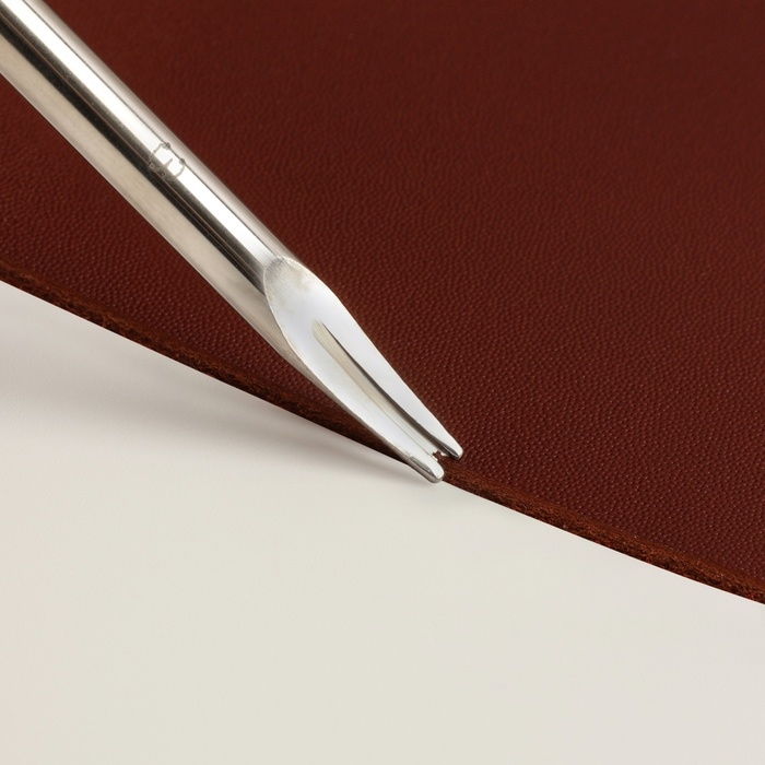 Торцбил-кромкорез для кожи, шаг 1 мм, 14,6 &times; 2,5 см