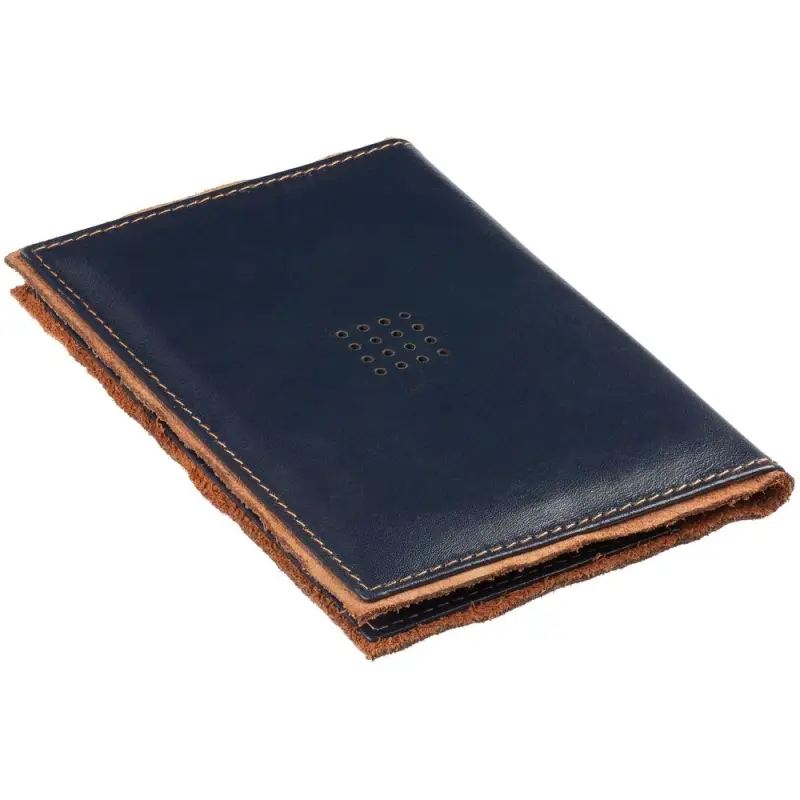 Обложка для паспорта Palermo, синяя Обложка для паспорта Palermo, синяя