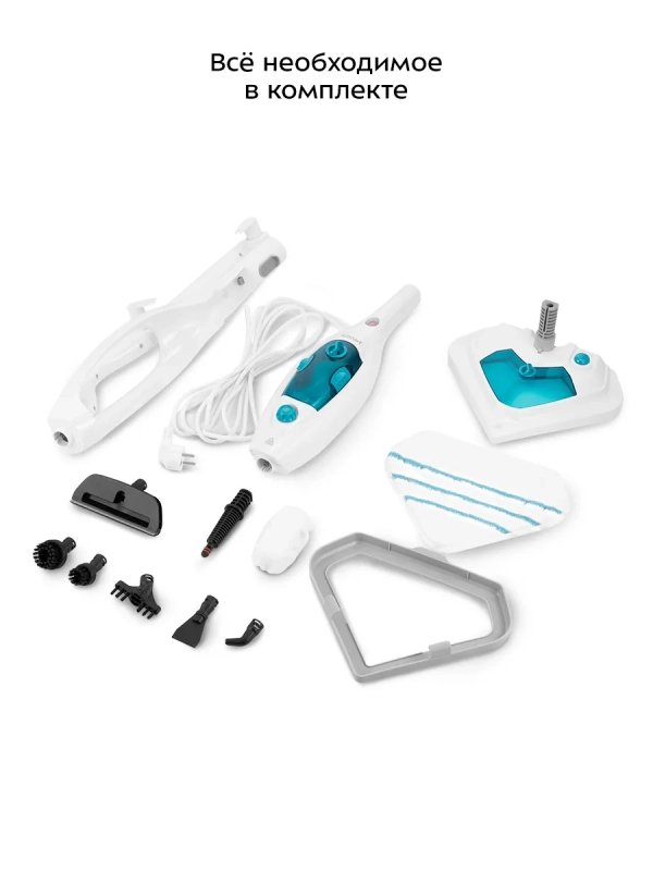 Паровая швабра и пароочиститель КТ-3908 (2 в 1) - 1300 Вт Паровая швабра и пароочиститель КТ-3908 (2 в 1) - 1300 Вт