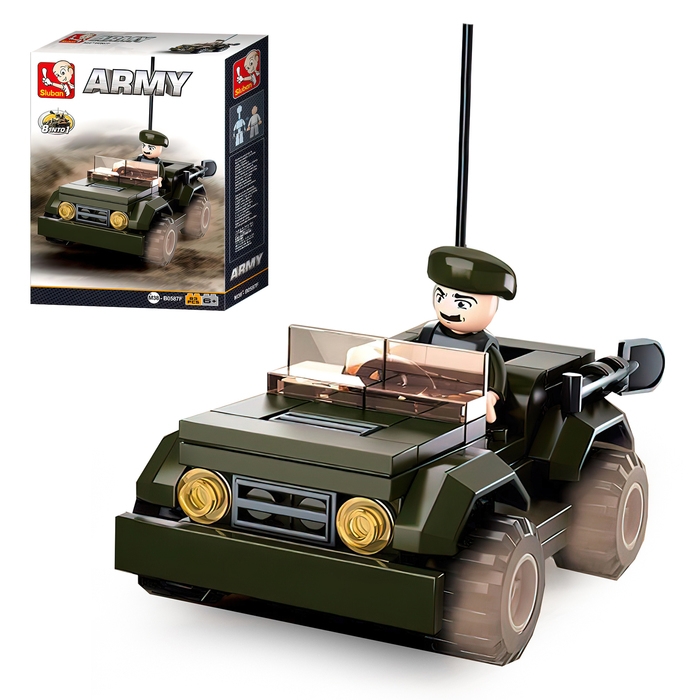 Конструктор Армия &laquo;Джип&raquo;, 83 детали