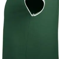 Рубашка поло мужская Pasadena Men 200 с контрастной отделкой зеленая с белым, размер L