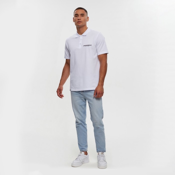 Поло President, размер S, цвет белый