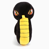 Новый год! Мягкая игрушка &laquo;Змейка&raquo;, чёрно-жёлтая