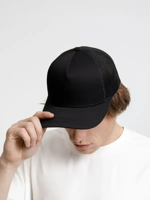 Бейсболка Seguro Air, черная Бейсболка Seguro Air, черная