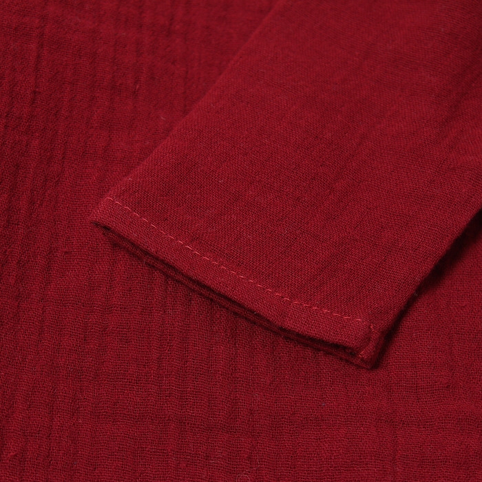 Распашонка детская, цвет бордовый, рост 62 см