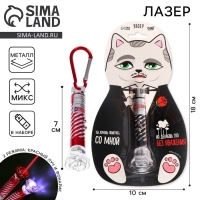 Лазер «Ты хочешь поиграть со мной?», цвета МИКС,на блистере Лазер «Ты хочешь поиграть со мной?», цвета МИКС,на блистере