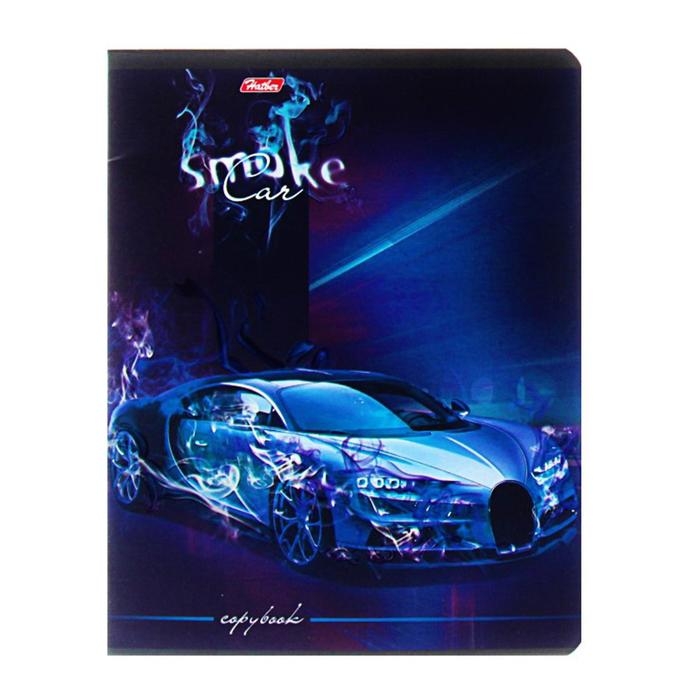 Тетрадь 48 листов клетка Тетрадь 48 листов клетка "АвтоСтихии", обложка мелованный картон, матовая ламинация, 3D-лак, МИКС