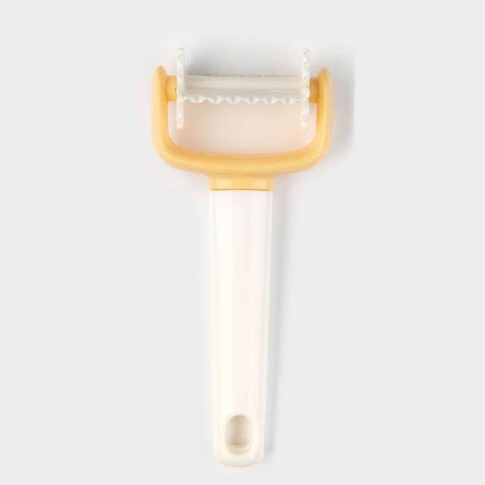 Валик для нарезки квадратов из теста Доляна, размер квадратов 5&times;5 см, 13,5 см, цвет белый