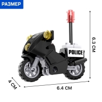 Конструктор «Полицейский байк», 25 деталей Конструктор «Полицейский байк», 25 деталей