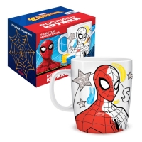 Набор, кружка под раскраску, 250 мл "Супер герой" Человек-Паук Набор, кружка под раскраску, 250 мл "Супер герой" Человек-Паук