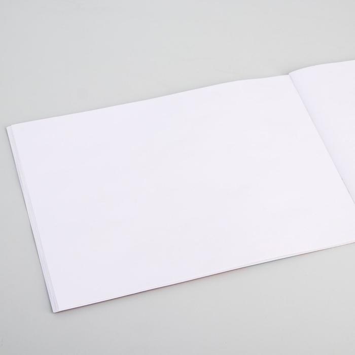 Альбом для рисования А4, 40 листов 100 г/м&sup2;, на скрепке, Смешарики