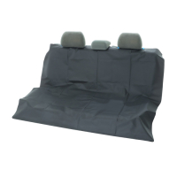 Накидка на заднее сиденье, защитная, оксфорд, черная Накидка на заднее сиденье, защитная, оксфорд, черная