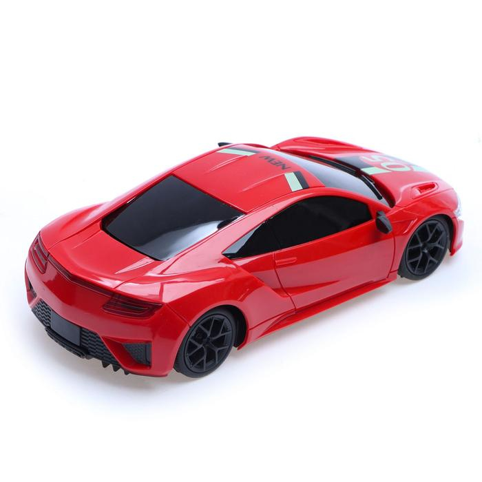 Машина радиоуправляемая &laquo;Купе&raquo;, работает от аккумулятора, цвет красный