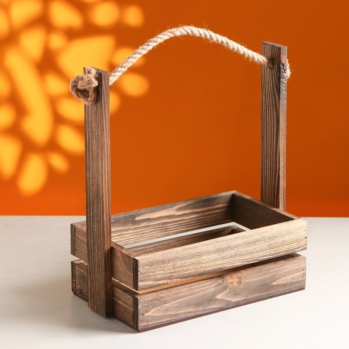 Набор кашпо деревянных 3 в 1 (30.5&times;18.5&times;35; 25.5&times;15&times;30; 20&times;12&times;23) "Аром", палисандр