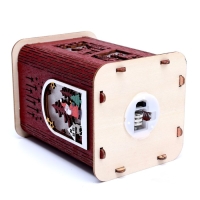 Новогодний декор с подсветкой &laquo;Фонарь&raquo; 9 &times; 9 &times; 16 см