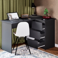 Стол компьютерный, 1244х850х770, Графит