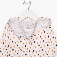 Халат детский муслиновый LoveLife «Сердечки» (3 года, рост 98-104 см) 100% хлопок, 235 гр/м2 Халат детский муслиновый LoveLife «Сердечки» (3 года, рост 98-104 см) 100% хлопок, 235 гр/м2