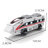 Конструктор &laquo;ЖД. Скоростной поезд&raquo;, с запуском, 53 детали