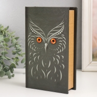 Сейф-книга дерево кожзам "Филин. Мудрость" 21х13х5 см Сейф-книга дерево кожзам "Филин. Мудрость" 21х13х5 см