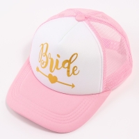 Кепка для девичника Bride, цвет розовый, карнавальный аксессуар