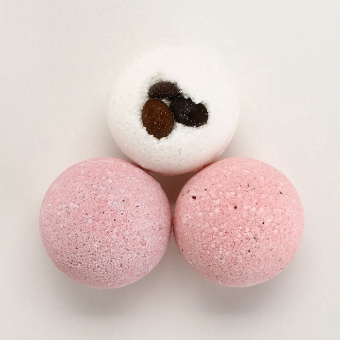 Набор бомбочки для ванны с добавками ЧИСТОЕ СЧАСТЬЕ &laquo;Для тебя&raquo;, 3х40 г, Новый Год