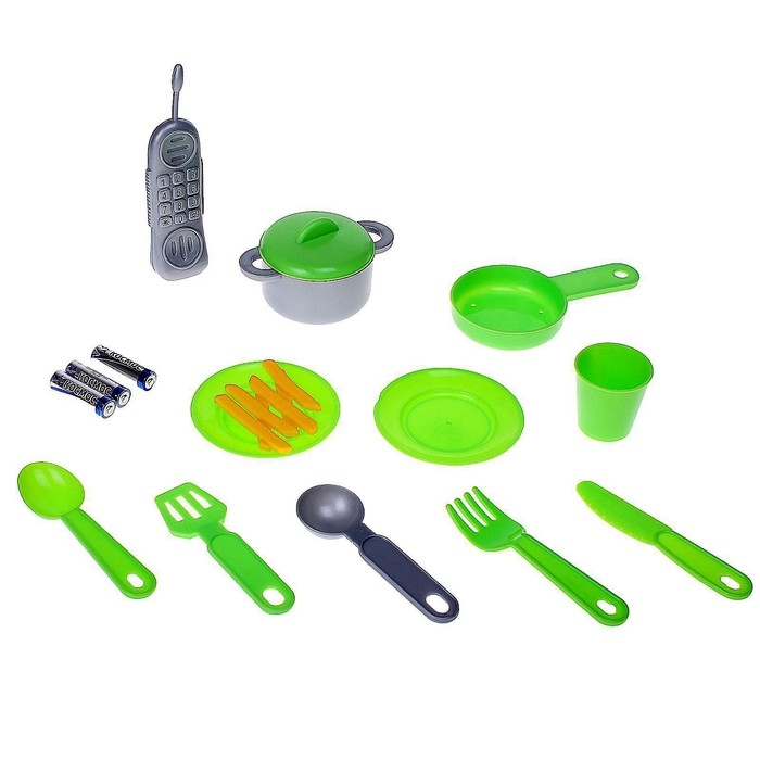 Игровой модуль &laquo;Кухня Laura&raquo; с варочной панелью, световые и звуковые эффекты, работает от батареек