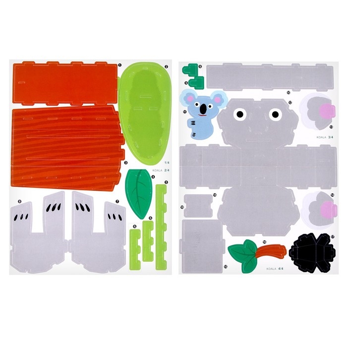 Набор для творчества создние 3D фигурки &laquo;Коала&raquo;