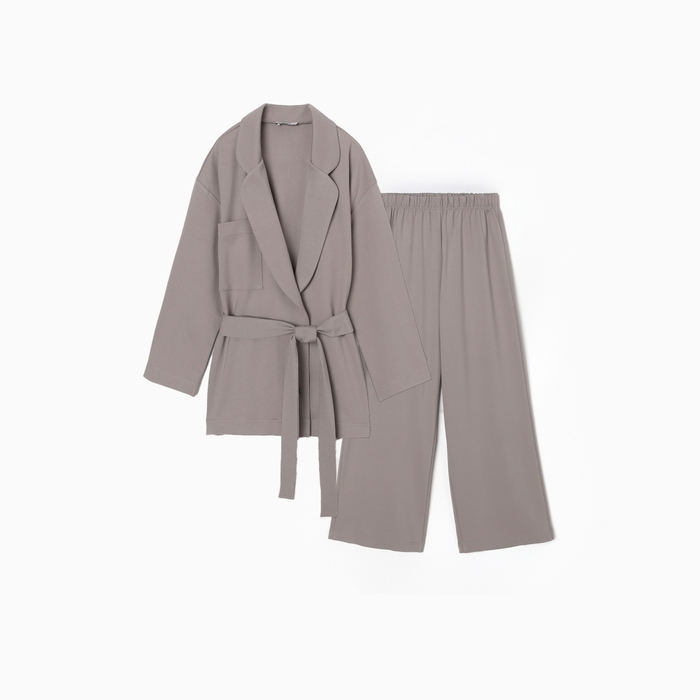 Комплект для девочки (жакет и брюки) MINAKU: PartyDress, цвет серый, рост 140 см Комплект для девочки (жакет и брюки) MINAKU: PartyDress, цвет серый, рост 140 см