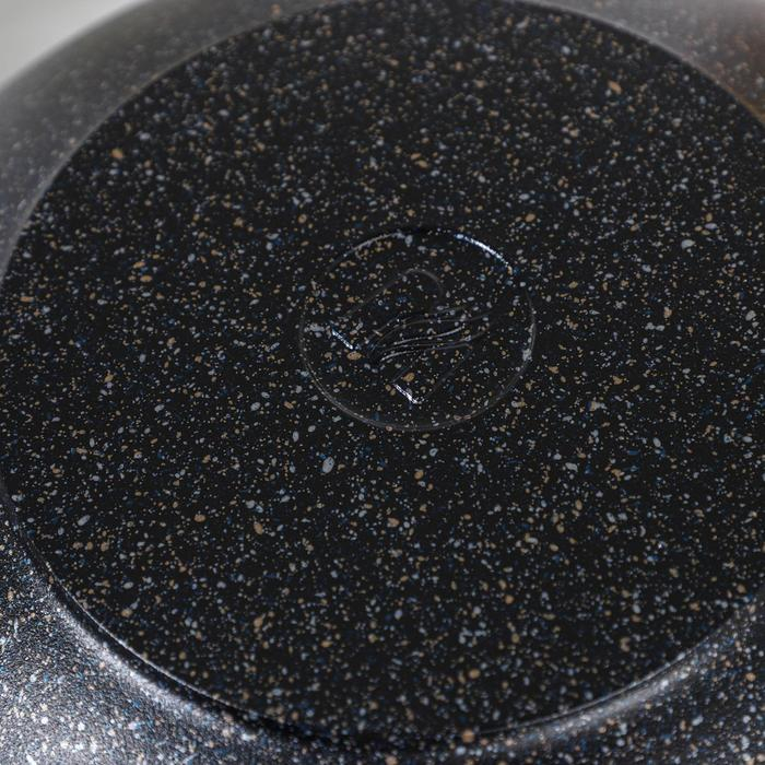 Сковорода &laquo;Гранит Star&raquo;, d=28 см, съёмная ручка, антипригарное покрытие, тёмно-синий