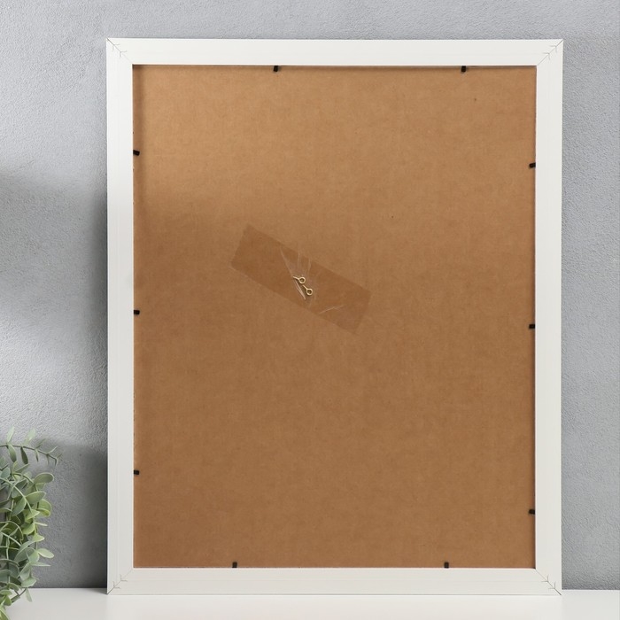 Фоторамка МДФ 40х50 см "Trend" белая (пластиковый экран)