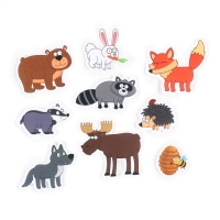 Игра развивающая на липучках "Изучаем животных", Синий трактор Игра развивающая на липучках "Изучаем животных", Синий трактор