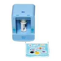 Точилка электрическая (батарейки в комплект не входят). работает от 2-х AA батареек Синий Точилка электрическая (батарейки в комплект не входят). работает от 2-х AA батареек Синий