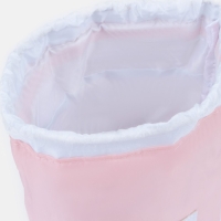 Косметичка на шнурке, с кошельком, цвет розовый