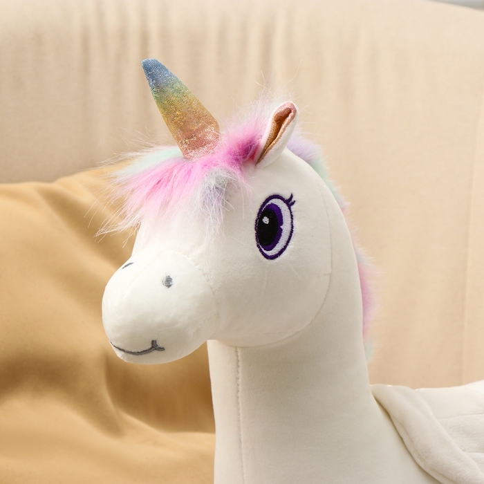 Мягкая игрушка &laquo;Единорог&raquo;, 60 см, цвет белый