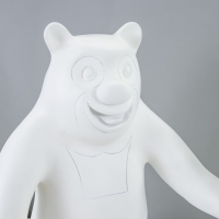 Настольная лампа Bear 1x40Вт E14 белый 30x30x41см