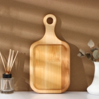 Набор разделочных досок на подставке 2 шт Adelica, 35&times;18&times;2 см, подставка 16&times;8,5&times;4 см, масло в подарок 100 мл, пропитаны минеральным маслом, берёза, в подарочной коробке