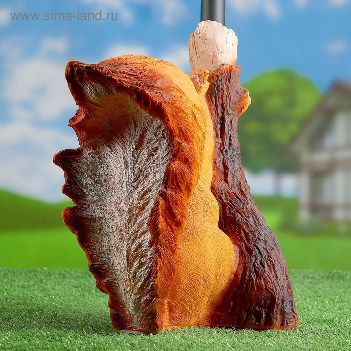 Садовый фонарь Садовый фонарь "Белка с веткой-фонарем" 33см