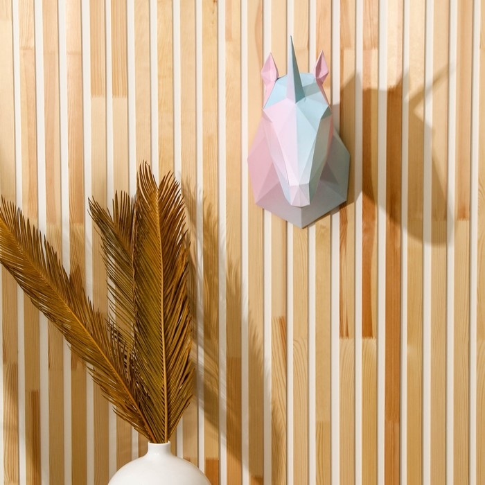 Набор для создания полигональной фигуры &laquo;Единорог&raquo;, 32.5 х 44 см